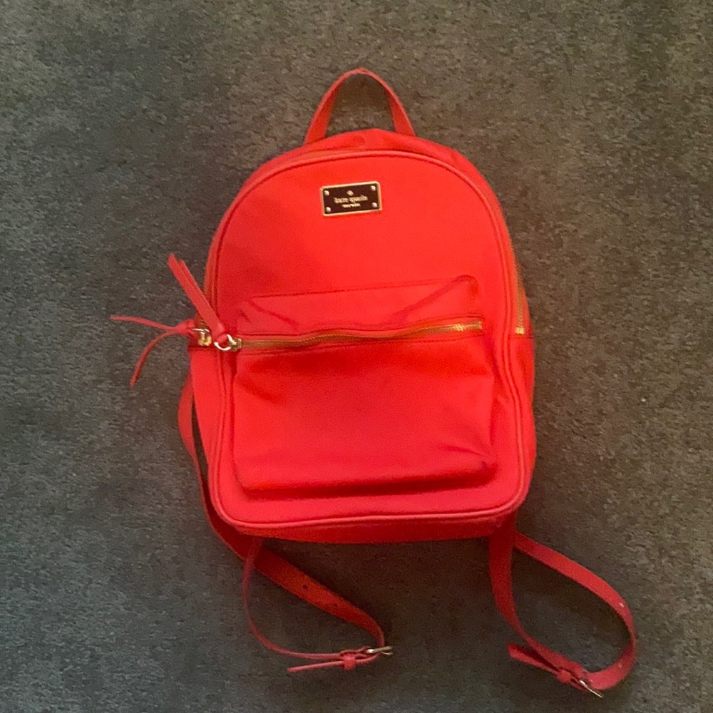 Kate Spade Red Backpack